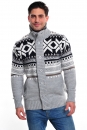 Carisma - Norweger Strickjacke - Hellgrau