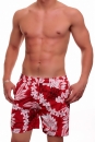 Andrea Lee - Badeshorts Aqua - Rot