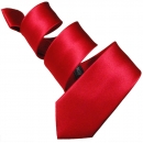 Stylische Slim Krawatte - Rot