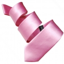 Stylische Slim Krawatte - Rosa