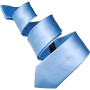 Stylische Slim Krawatte - Babyblau