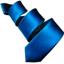 Stylische Slim Krawatte - Blau