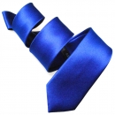 Stylische Slim Krawatte - Royalblau